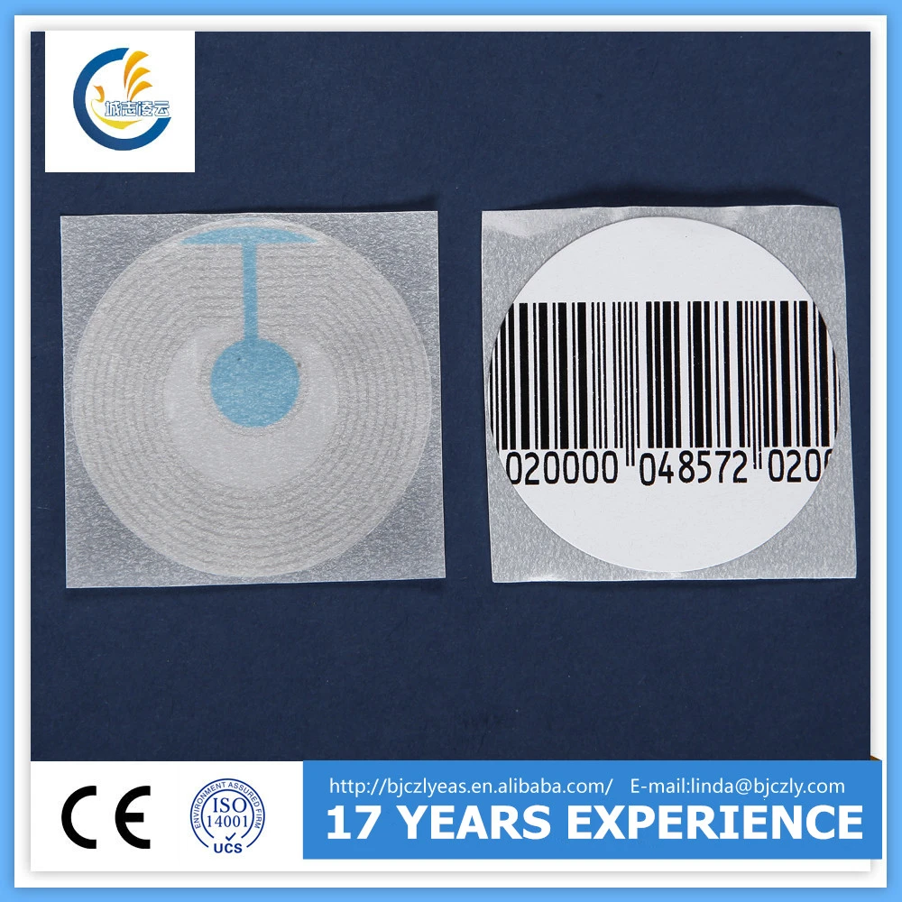 RF round label