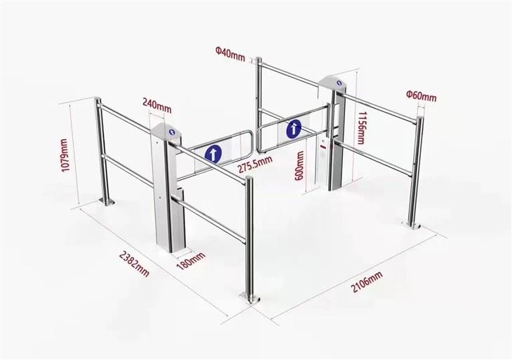 Supermarkt Electric kan alleen de poort binnenkomen en verlaten